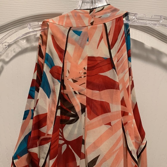 Joie XS flowy floral short silk dress - Picture 5 of 6